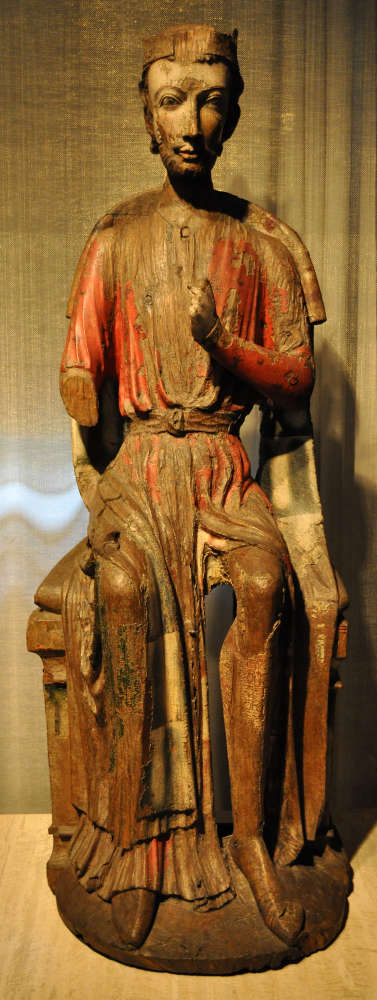 Statue de saint Olav, église de Fresvik