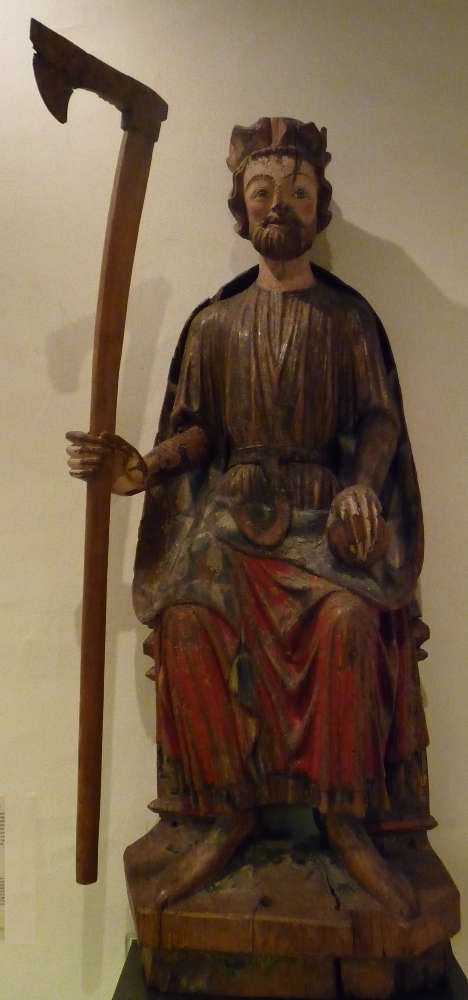 Statue de saint Olav, église de Tylldalen