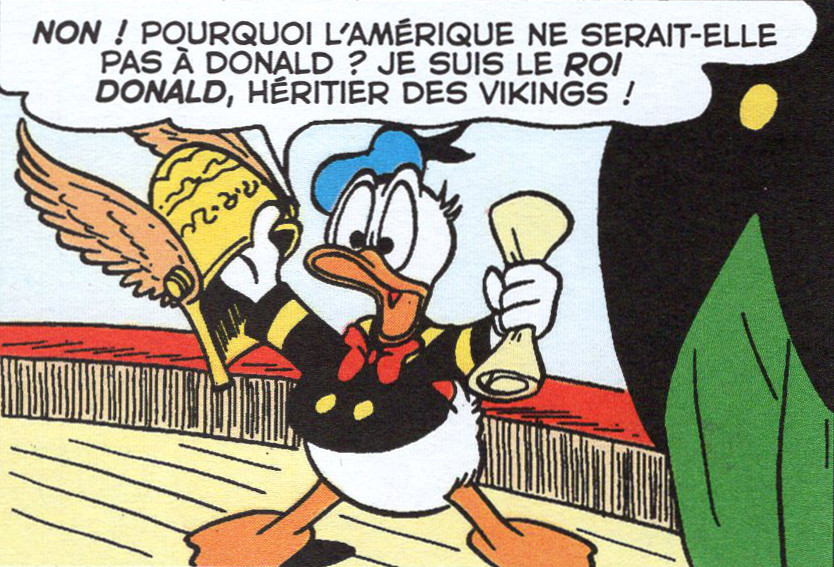 Donald dans Le Casque d'or